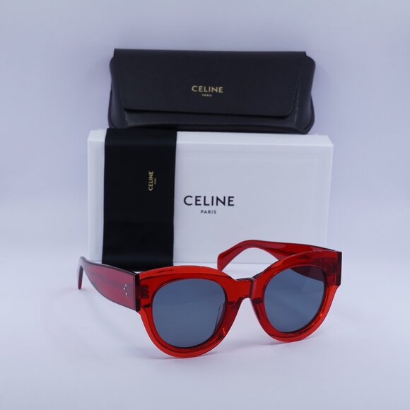 Final Price! Celine CL40008F 66V Red/Blue Sunglasses - Picture 1 of 10